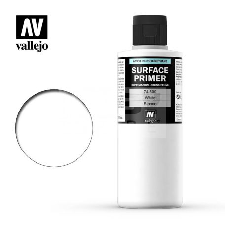 Vallejo Surface Primer White alapozófesték 200ml 74600V