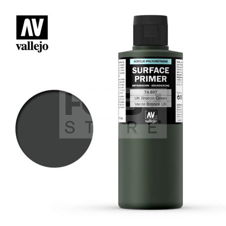 Vallejo Surface Primer U.K. Bronze Green alapozófesték 200ml 74607V