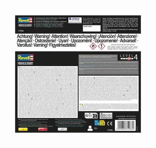 Revell Starter Kit EC135 AIR-GLACIERS – 1:72 helikopter makett