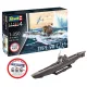 Revell Starter Kit German Submarine Type VII C/41 – 1:350 tengeralattjáró makett