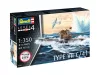 Revell Starter Kit German Submarine Type VII C/41 – 1:350 tengeralattjáró makett