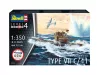Revell Starter Kit German Submarine Type VII C/41 – 1:350 tengeralattjáró makett