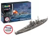 Revell Starter Kit Gneisenau – 1:1200 hadihajó makett