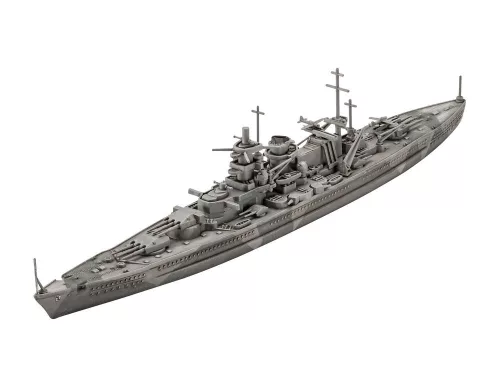 Revell Starter Kit Gneisenau – 1:1200 hadihajó makett