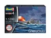 Revell Starter Kit Gneisenau – 1:1200 hadihajó makett