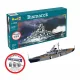 Revell Starter Kit Bismarck – 1:1200 hadihajó makett