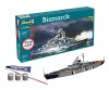Revell Starter Kit Bismarck – 1:1200 hadihajó makett