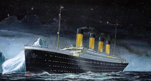 Revell Starter Kit R.M.S. Titanic – 1:1200 hajó makett
