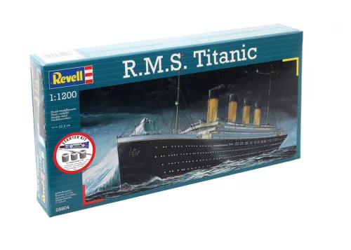 Revell Starter Kit R.M.S. Titanic – 1:1200 hajó makett