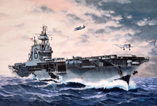 Revell Starter Kit USS Enterprise CV-6 – 1:1200 repülőgép-hordozó makett