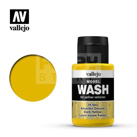 Vallejo Model Wash Dark Yellow - akril bemosó folyadék 35 ml 76503V