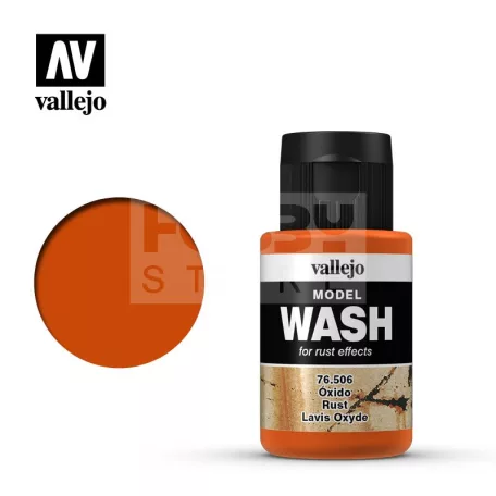 Vallejo Model Wash Rust - akril bemosó folyadék 35 ml 76506V