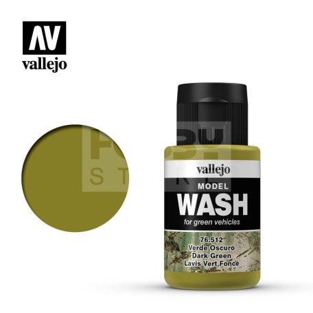 Vallejo Model Wash Dark Green - akril bemosó folyadék 35 ml 76512V