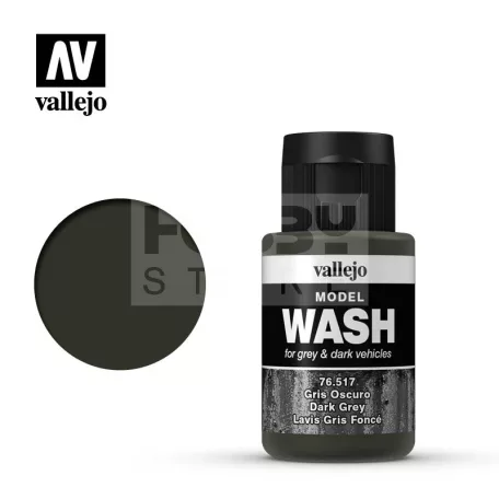 Vallejo Model Wash Dark Grey - akril bemosó folyadék 35 ml 76517V
