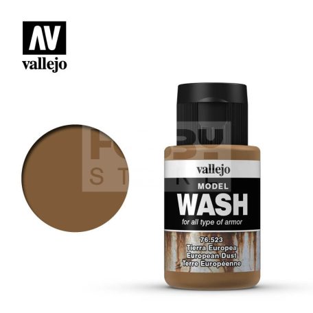 Vallejo Model Wash European Dust - akril bemosó folyadék 35 ml 76523V