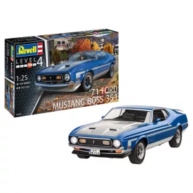 Revell 71 Mustang Boss 351 – 1:25 autó makett
