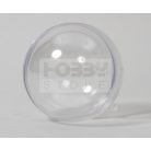 Átlátszó műanyag gömbdísz 8 cm 769