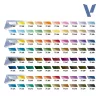 Vallejo True Metallic Metal Full Collection - festékszett 77250V