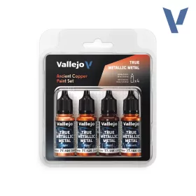   Vallejo True Metallic Metal -  Ancient Copper Paint Set - festékszett 77253V
