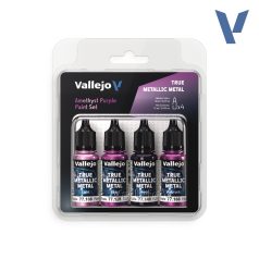   Vallejo True Metallic Metal -  Amethyst Purple Paint Set - festékszett 77255V
