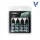 Vallejo True Metallic Metal - Beetle Green Paint Set - festékszett 77265V