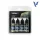 Vallejo True Metallic Metal - Amber Green Paint Set - festékszett 77266V