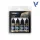 Vallejo True Metallic Metal - Arcane Gold Paint Set - festékszett 77268V