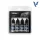 Vallejo True Metallic Metal - Obsidian Black Paint Set - festékszett 77270V