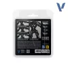 Vallejo True Metallic Metal - Obsidian Black Paint Set - festékszett 77270V