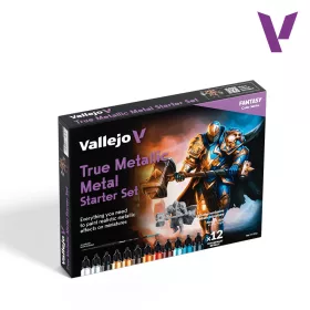   Vallejo Fantasy - True Metallic Metal Starter Set festékszett 77272V