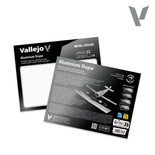 Vallejo Metal Color - Aluminium Dope - festékszett 77603V