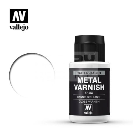 Vallejo Metal Color Gloss Metal Varnish 32 ml - metál lakk 77657V