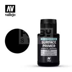   Vallejo Metal Color Gloss Black Primer 32 ml - alapozófesték 77660V
