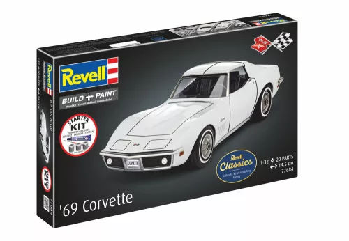 Revell Starter Kit Corvette C3 – 1:32 autó makett