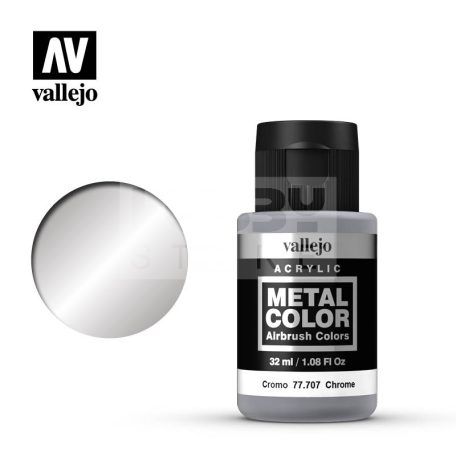 Vallejo Metal Color Chrome 32 ml - akrilfesték 77707V
