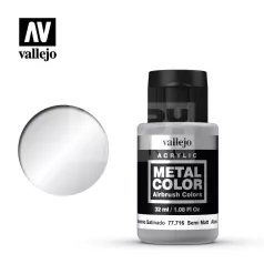   Vallejo Metal Color Semi Mate Aluminium 32 ml - akrilfesték 77716V
