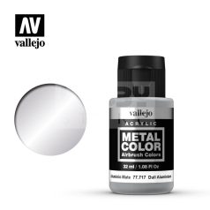   Vallejo Metal Color Dull Aluminium 32 ml - akrilfesték 77717V