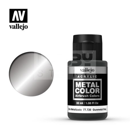 Vallejo Metal Color Gunmetal 32 ml - akrilfesték 77720V