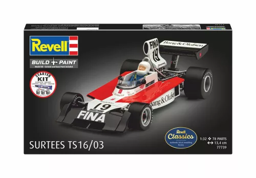 Revell Starter Kit Surtees TS16/03 – 1:32 versenyautó makett