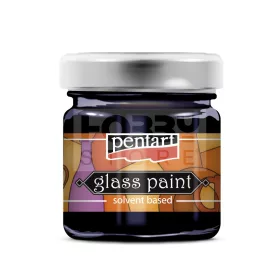 Pentart oldószeres üvegfesték - kék 30 ml