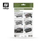 Vallejo Model Air - Dunkelgrau German Dark Grey - festékszett 78400