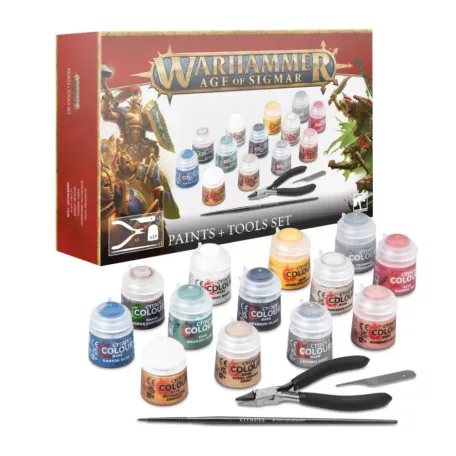 Warhammer Age of Sigmar: Paints + Tools Set 