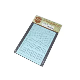   Matho Models Decal Numbers - small, black, type 1 – matrica