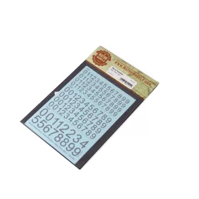   Matho Models Decal Numbers - large, black, type 1 – matrica