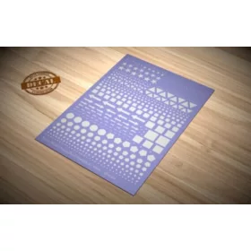 Matho Models Decal Symbols A - white – matrica