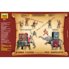 Zvezda War Elephants makett 1:72 (8011Z)
