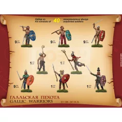 Zvezda Gallic Infantry makett 1:72 (8012Z)