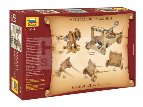Zvezda Siege Machines Kit No. 1 makett 1:72 (8014Z)