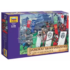 Zvezda Samuray Infantry makett 1:72 (8017Z)