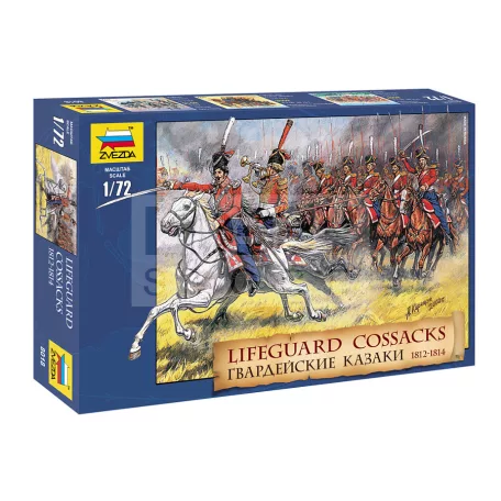 Zvezda Russian Lifeguard Cossacks makett 1:72 (8018Z)